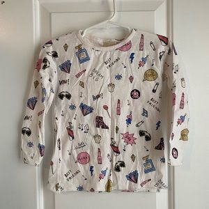ZARA Girls size 5 long-sleeve shirt